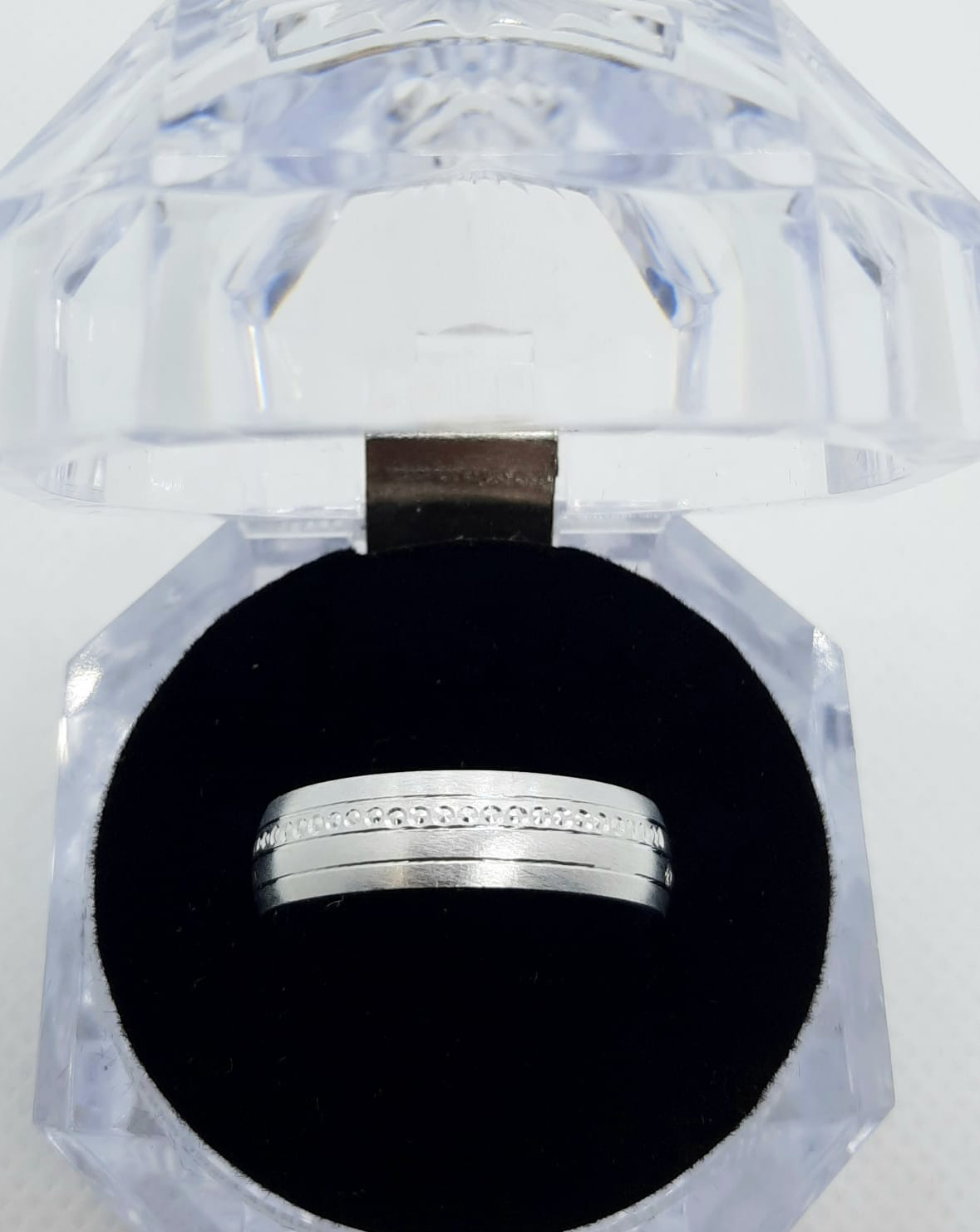 Silver Gent Wedding Ring